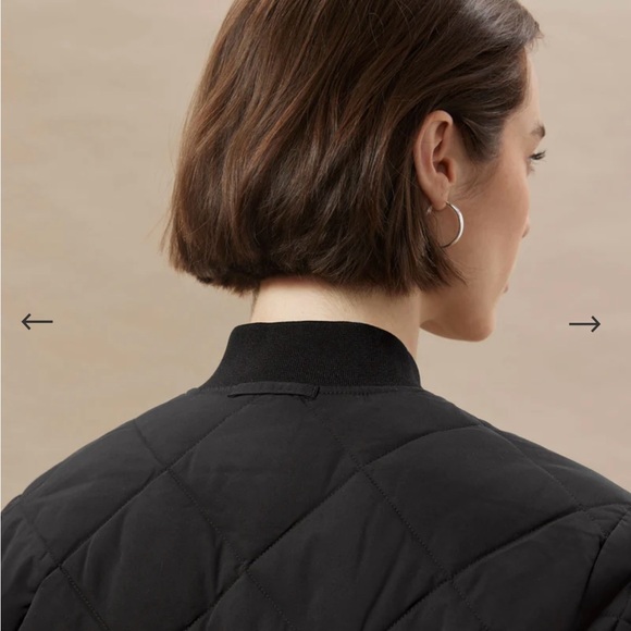 Frank & Oak The Skyline Reversible Bomber in Sand - Picture 3 of 7